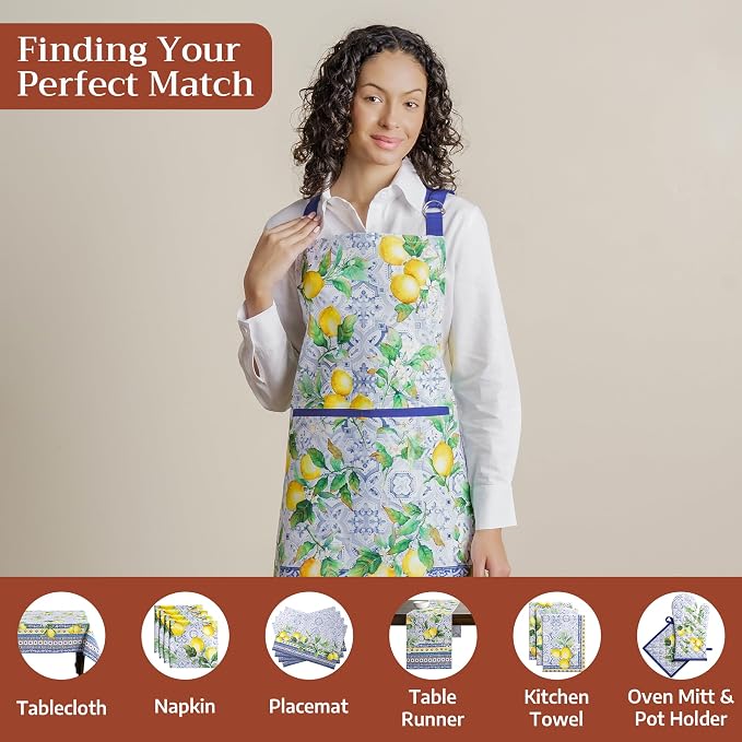Maison d' Hermine 100% Cotton Apron for women with Pocket Kitchen Chef Apron for Men Cooking Mothers Day Gifts - Image 4