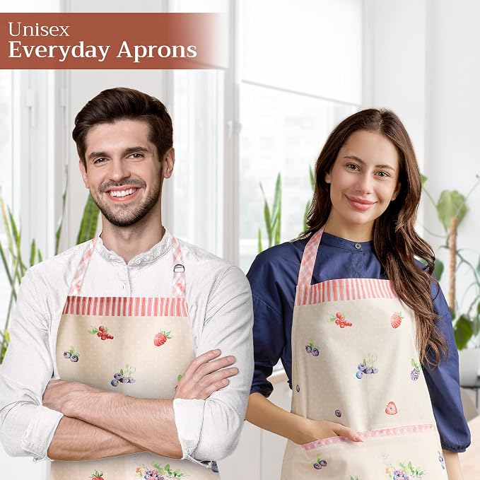 Maison d' Hermine 100% Cotton Apron for women with Pocket Kitchen Chef Apron for Men Cooking Mothers Day Gifts - Image 6