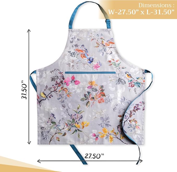 Maison d' Hermine 100% Cotton Apron for women with Pocket Kitchen Chef Apron for Men Cooking Mothers Day Gifts - Image 4