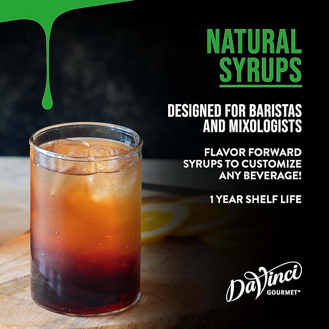 DaVinci Gourmet Naturals Caramel Syrup, 25.4 Fluid Ounces (Pack of 2)