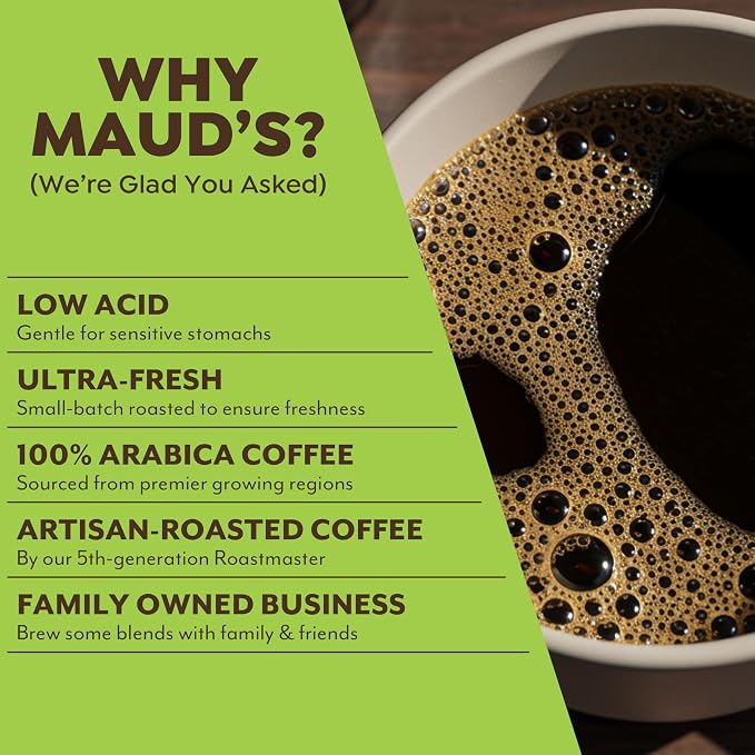 Maud's Dubai Chocolate Flavored Coffee Pods, 18 ct, Medium Roast Flavored Coffee in Recyclable Single Serve Pods – 100% Arabica Beans, Compatible with Keurig K Cups Maker - Image 4