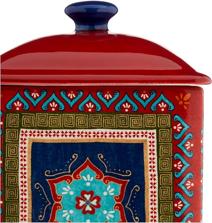 Certified International Monterrey 3 Piece Canister Set, Multicolor