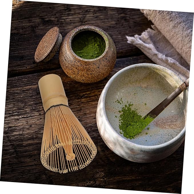 Unomor 80pieces Traditional Japanese Matcha Whisk Bamboo Chasen for Authentic Tea Ceremony Smooth Finish Easy to Clean Versatile Stirrer for Matcha and Tea Preparation