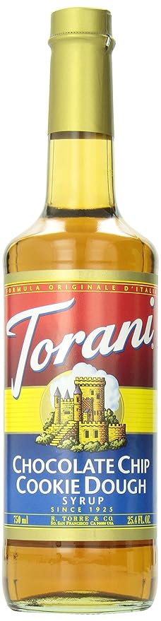 Torani Chocolate Chip Cookie Dough Syrup, 750 ml