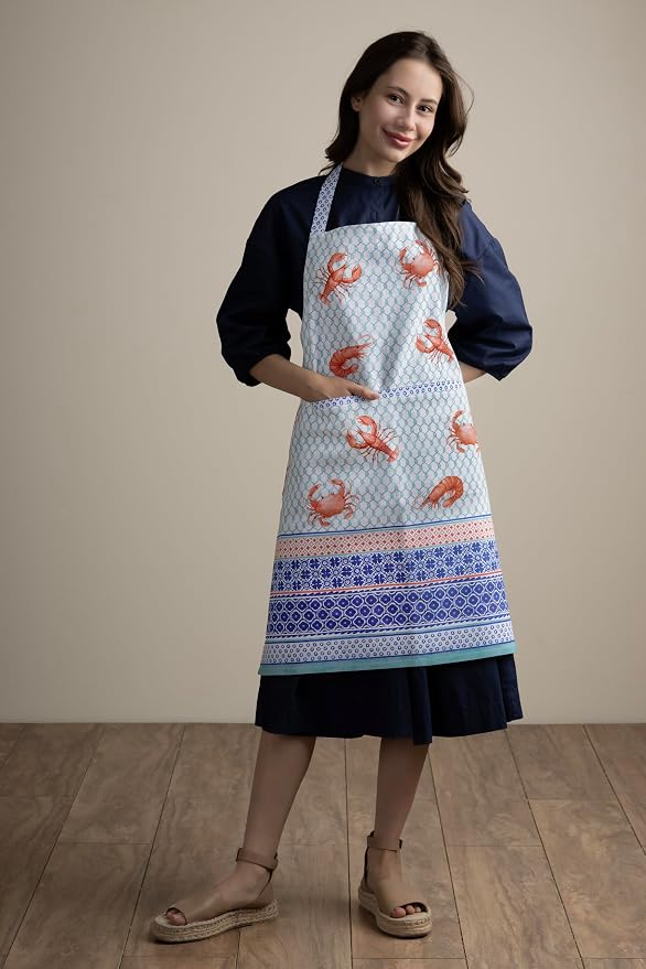 Maison d' Hermine 100% Cotton Apron for women with Pocket Kitchen Chef Apron for Men Cooking Mothers Day Gifts - Image 7