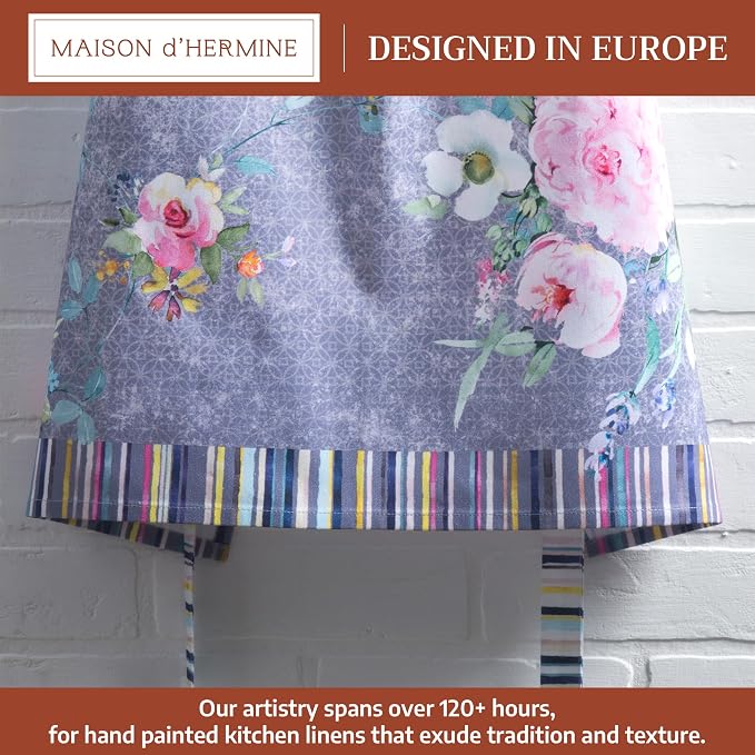 Maison d' Hermine 100% Cotton Apron for women with Pocket Kitchen Chef Apron for Men Cooking Mothers Day Gifts - Image 2