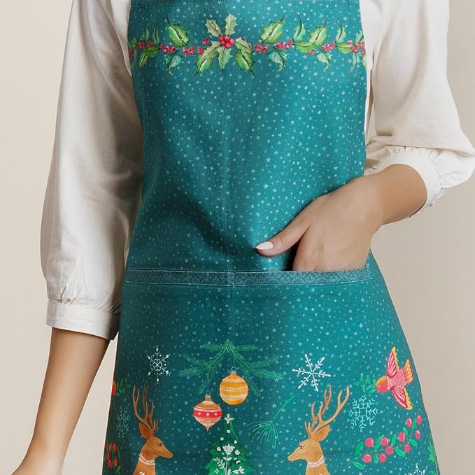 Maison d' Hermine 100% Cotton Apron for women with Pocket Kitchen Chef Apron for Men Cooking Mothers Day Gifts - Image 8