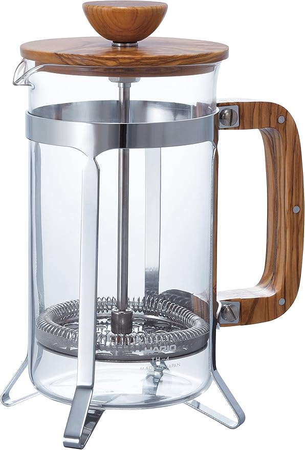 Hario Olive Wood Coffee and Tea Press, 600ml
