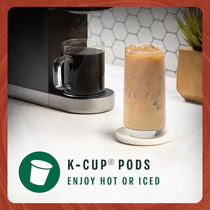 Starbucks K-Cup Coffee Pods—Pumpkin Spice Flavored Coffee—100% Arabica—Naturally Flavored—1 box (10 pods)