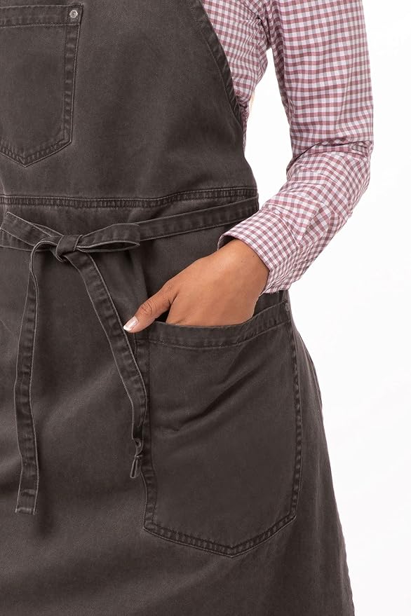 Chef Works Unisex Dorset Bib Apron - Image 6
