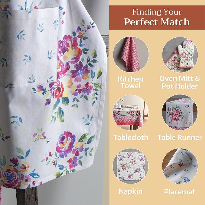 Maison d' Hermine 100% Cotton Apron for women with Pocket Kitchen Chef Apron for Men Cooking Mothers Day Gifts - Image 5