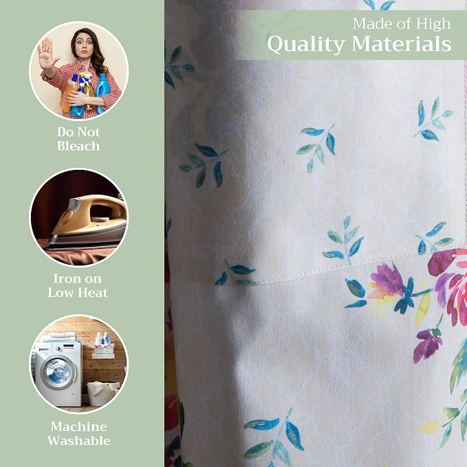 Maison d' Hermine 100% Cotton Apron for women with Pocket Kitchen Chef Apron for Men Cooking Mothers Day Gifts - Image 3