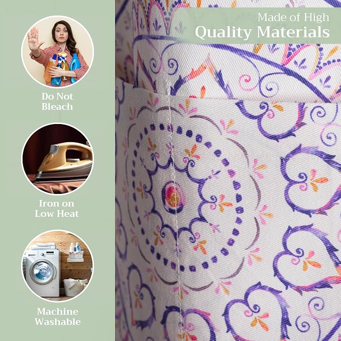 Maison d' Hermine 100% Cotton Apron for women with Pocket Kitchen Chef Apron for Men Cooking Mothers Day Gifts - Image 3