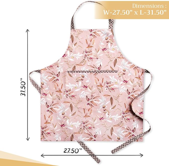 Maison d' Hermine 100% Cotton Apron for women with Pocket Kitchen Chef Apron for Men Cooking Mothers Day Gifts - Image 4