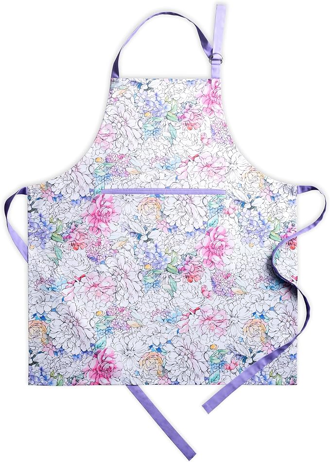 Maison d' Hermine 100% Cotton Apron for women with Pocket Kitchen Chef Apron for Men Cooking Mothers Day Gifts by MaisondHermine