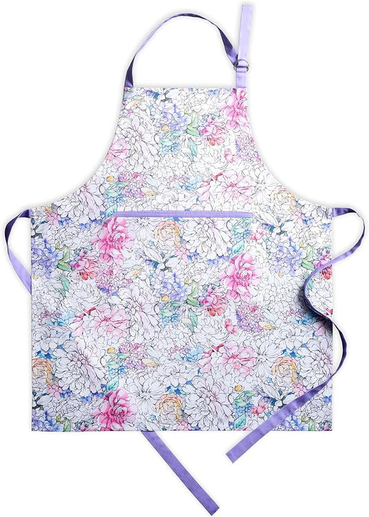 Maison d' Hermine 100% Cotton Apron for women with Pocket Kitchen Chef Apron for Men Cooking Mothers Day Gifts by MaisondHermine