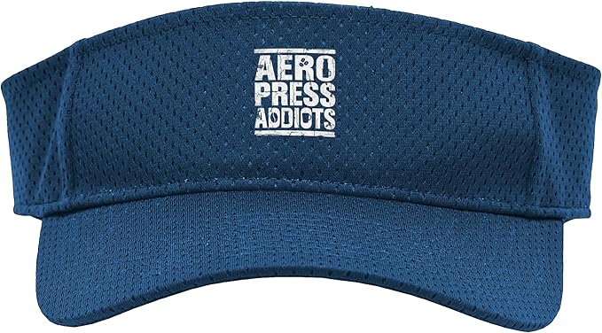 Bold AeroPress Coffee Addict Shirts AeroPress Addicts Sport Sun Visor
