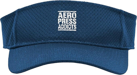 Bold AeroPress Coffee Addict Shirts AeroPress Addicts Sport Sun Visor