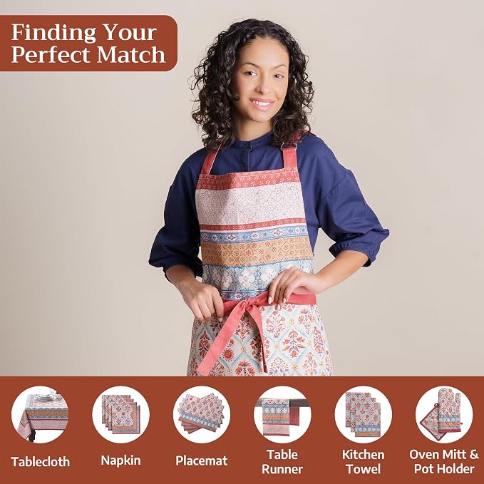 Maison d' Hermine 100% Cotton Apron for women with Pocket Kitchen Chef Apron for Men Cooking Mothers Day Gifts - Image 4