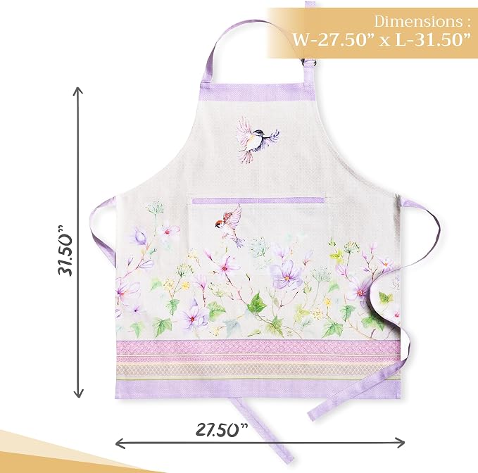 Maison d' Hermine 100% Cotton Apron for women with Pocket Kitchen Chef Apron for Men Cooking Mothers Day Gifts - Image 4