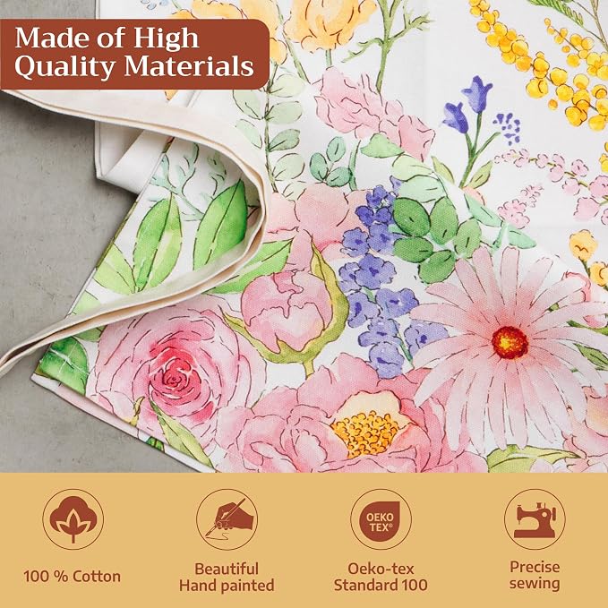 Maison d' Hermine 100% Cotton Apron for women with Pocket Kitchen Chef Apron for Men Cooking Mothers Day Gifts - Image 3