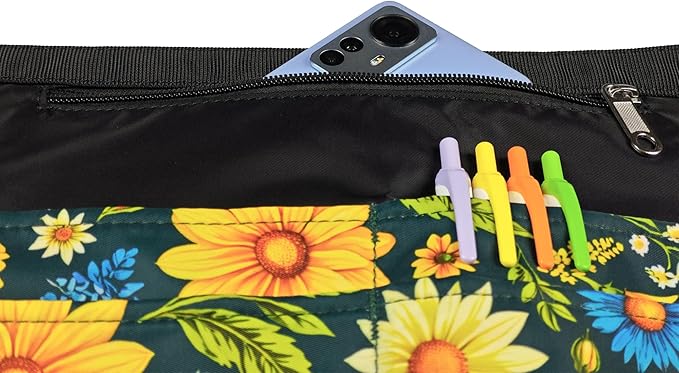 Waterproof Server Apron for Women with 5 Pockets,Quickly Put on and Take off Waitress Aprons,Work Apron for Bartender Barista