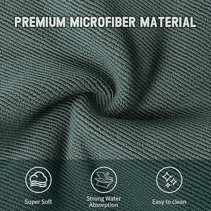 CAFEMASY Barista Towels Espresso Machine Accessories - 4 Pack Premium Absorbent Barista Cloth 8"x 8" Microfiber Coffee Machine Steam Wand Cleaning Rag Coffee Towel for Espresso Bar - Image 5