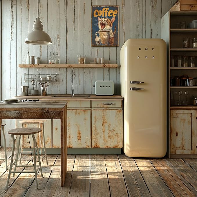 Funny Vintage Coffee Lovers Tin Sign Collection Wall Art – Retro Wall Decoration For Cafe Bar/Garage/Man Cave/Kitchen, 8x12 Inches (B, 12X8X0.08 IN) - Image 2