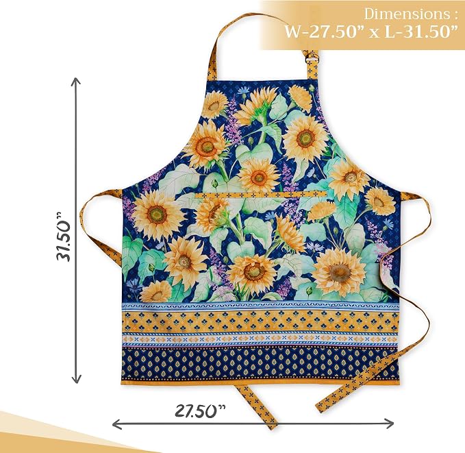 Maison d' Hermine 100% Cotton Apron for women with Pocket Kitchen Chef Apron for Men Cooking Mothers Day Gifts - Image 4
