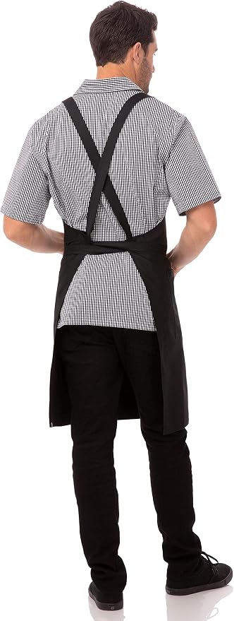 Chef Works Unisex Cross-Back Bib Apron - Image 2