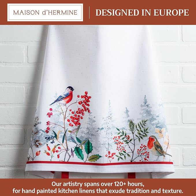 Maison d' Hermine 100% Cotton Apron for women with Pocket Kitchen Chef Apron for Men Cooking Mothers Day Gifts - Image 2