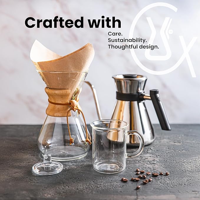 Chemex Bonded Filter - Square - 100 ct - Exclusive Packaging