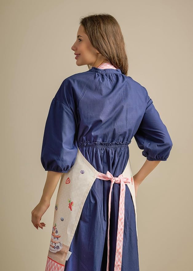 Maison d' Hermine 100% Cotton Apron for women with Pocket Kitchen Chef Apron for Men Cooking Mothers Day Gifts - Image 8