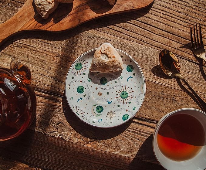 Nightmare Before Christmas Disney The Tarot Cards Ceramic Teacup and Saucer | Tea Party Set For Coffee, Espresso, Mocha