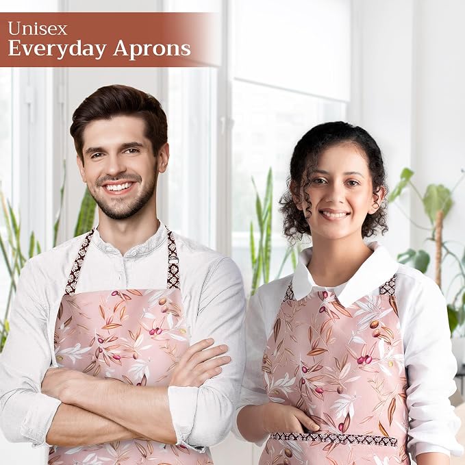 Maison d' Hermine 100% Cotton Apron for women with Pocket Kitchen Chef Apron for Men Cooking Mothers Day Gifts - Image 6