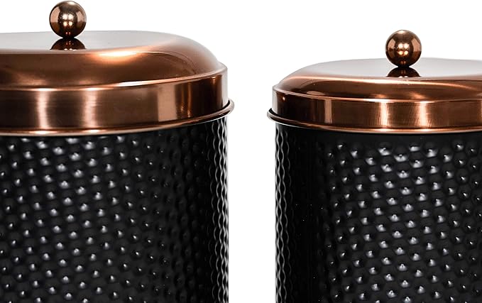Amici Home Ashby Copper Metal Canister, X-Large, 104oz