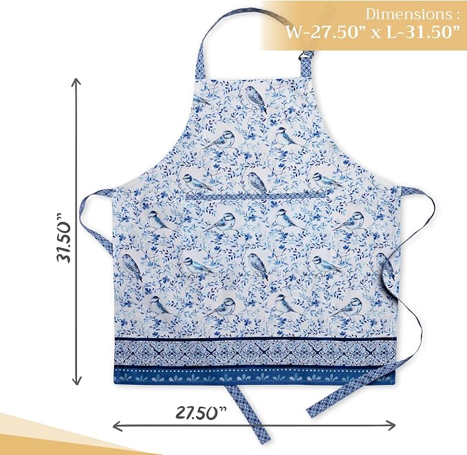Maison d' Hermine 100% Cotton Apron for women with Pocket Kitchen Chef Apron for Men Cooking Mothers Day Gifts - Image 4