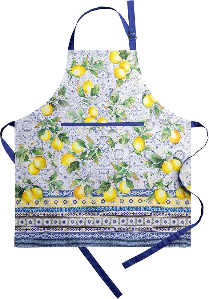 Maison d' Hermine 100% Cotton Apron for women with Pocket Kitchen Chef Apron for Men Cooking Mothers Day Gifts by MaisondHermine