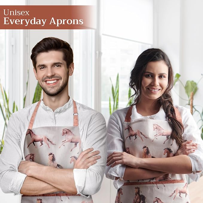 Maison d' Hermine 100% Cotton Apron for women with Pocket Kitchen Chef Apron for Men Cooking Mothers Day Gifts - Image 6