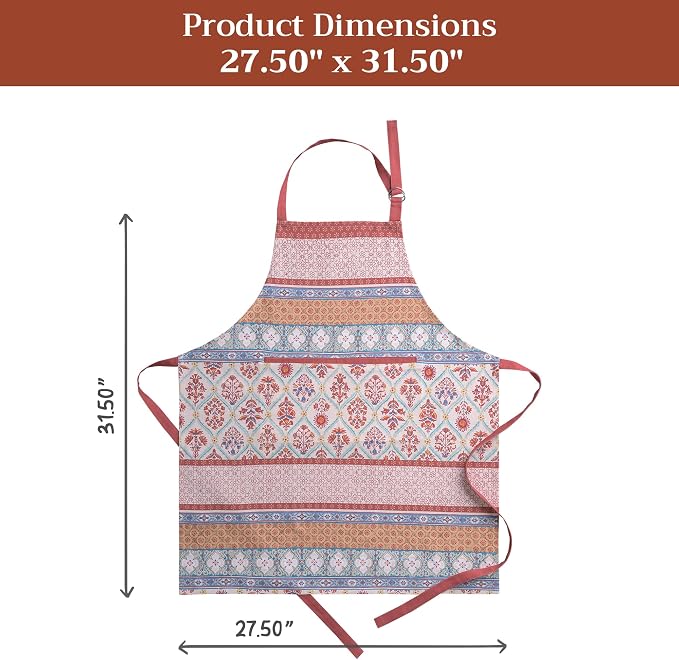 Maison d' Hermine 100% Cotton Apron for women with Pocket Kitchen Chef Apron for Men Cooking Mothers Day Gifts - Image 7