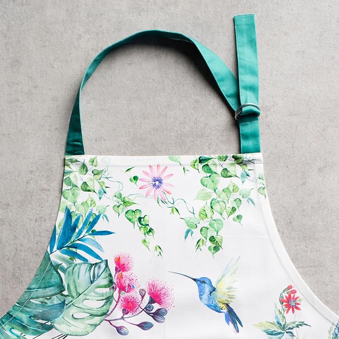 Maison d' Hermine 100% Cotton Apron for women with Pocket Kitchen Chef Apron for Men Cooking Mothers Day Gifts - Image 9