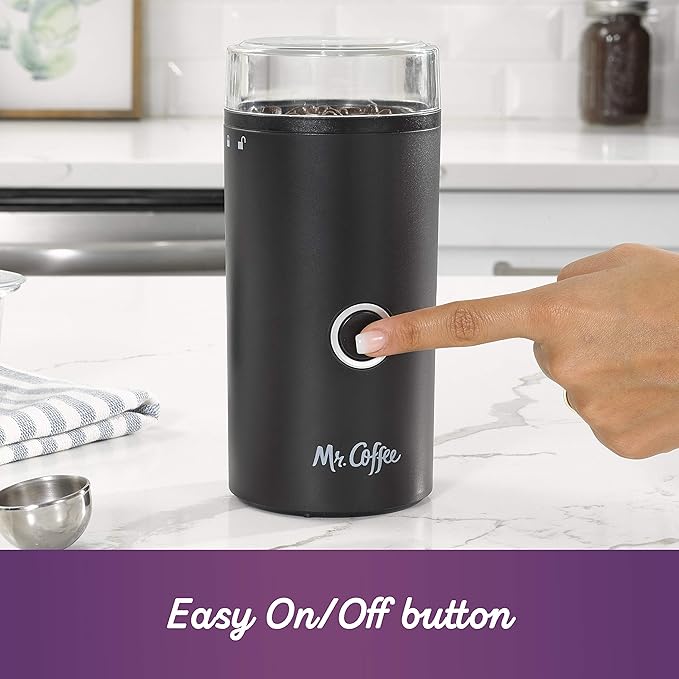 Mr. Coffee Simple Grind 14 Cup Coffee Grinder Black