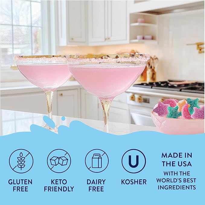 Jordan's Skinny Mixes Sugar Free Syrup, Rainbow Candy, Fruit Flavored Water Enhancer, Drink Mix for Iced Tea, Lemonade, Drinks, Low Calorie Water Flavoring, Dairy & Gluten Free, Kosher, 25.4 Fl Oz - Image 4