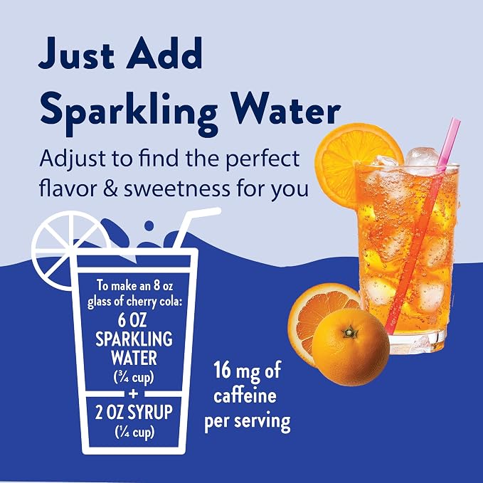 Jordan's Skinny Mixes Sugar Free Syrup, Orange Soda Flavor, Fruit Flavored Water Enhancer, Drink Mix for Iced Tea, Lemonade, Drinks, Low Calorie Water Flavoring, Dairy & Gluten Free Kosher, 25.4 Fl Oz - Image 7
