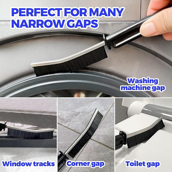 Holikme Dryer Vent Cleaner Kit Clothes Dryer Lint Brush Vent Trap Cleaner Home Essentials Long Flexible Vacuum Brush,Crevice Gap Cleaning Tool Brush - Image 4