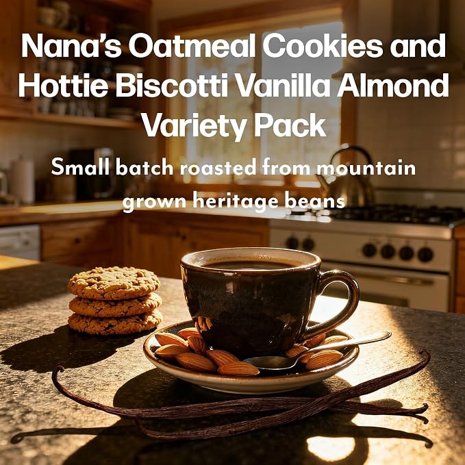 Maud’s Oatmeal Cookie & Almost Biscotti Flavored Coffee Pods Variety Pack, 36 ct, Medium Roast Single Serve Pods – 100% Arabica Coffee, Compatible with Keurig K Cups Maker - Image 2