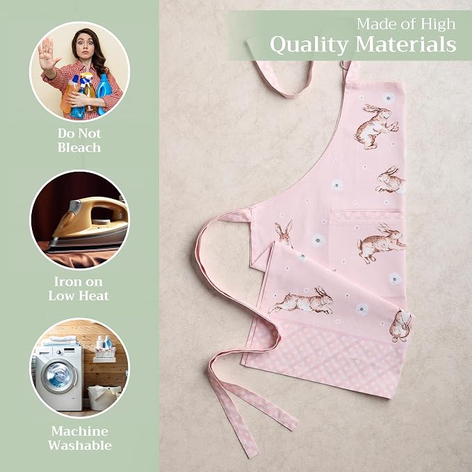 Maison d' Hermine 100% Cotton Apron for women with Pocket Kitchen Chef Apron for Men Cooking Mothers Day Gifts - Image 3