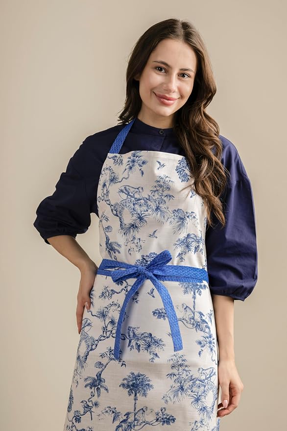 Maison d' Hermine 100% Cotton Apron for women with Pocket Kitchen Chef Apron for Men Cooking Mothers Day Gifts - Image 6