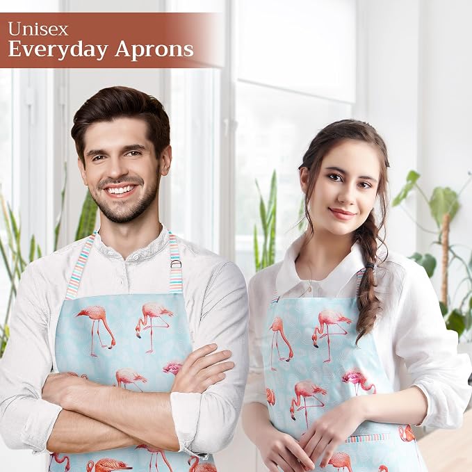 Maison d' Hermine 100% Cotton Apron for women with Pocket Kitchen Chef Apron for Men Cooking Mothers Day Gifts - Image 6