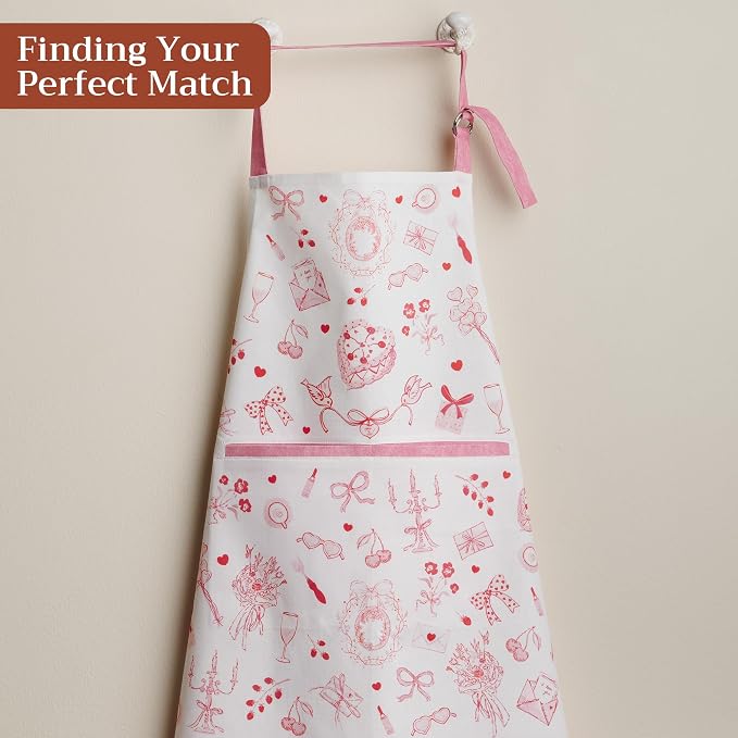 Maison d' Hermine 100% Cotton Apron for women with Pocket Kitchen Chef Apron for Men Cooking Mothers Day Gifts - Image 4